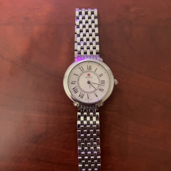 Serein Mid Stainless Diamond Dial Michelle Watch